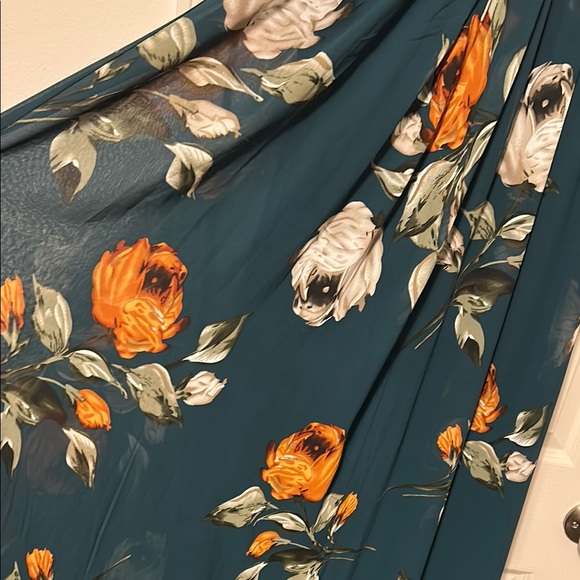 Baltic Born Teal Floral Dress XL NWT - Picture 9 of 9